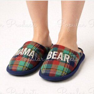 Dearfoams | ‘Mama Bear’ Slippers, Plaid